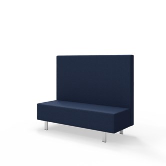 Sittmodul Snake 150 med metallben, mellanhög rygg SH43