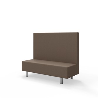 Sittmodul Snake 150 med metallben, mellanhög rygg SH43