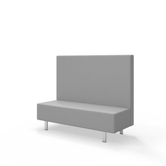 Sittmodul Snake 150 med metallben, mellanhög rygg SH43