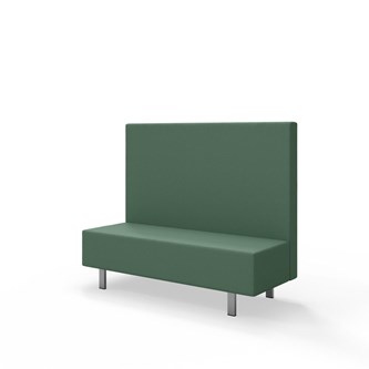 Sittmodul Snake 150 med metallben, mellanhög rygg SH43