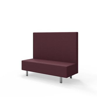 Sittmodul Snake 150 med metallben, mellanhög rygg SH43