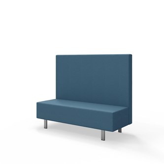 Sittmodul Snake 150 med metallben, mellanhög rygg SH43