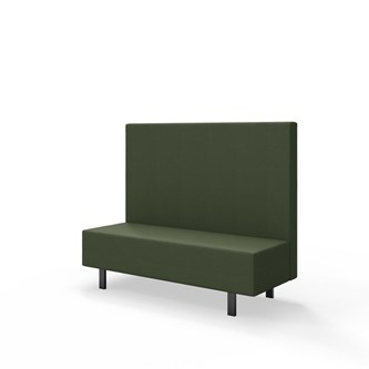 Sittmodul Snake 150 med metallben, mellanhög rygg SH43