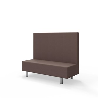 Sittmodul Snake 150 med metallben, mellanhög rygg SH43