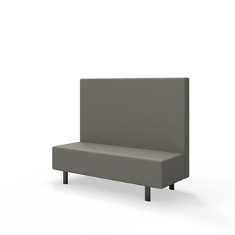 Sittmodul Snake 150 med metallben, mellanhög rygg SH43