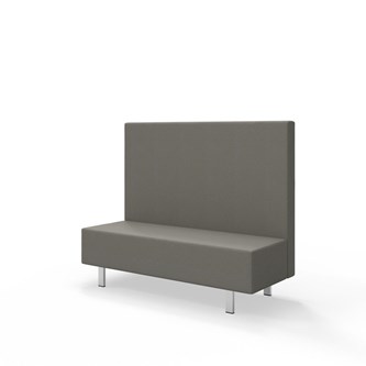 Sittmodul Snake 150 med metallben, mellanhög rygg SH43