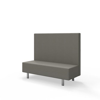 Sittmodul Snake 150 med metallben, mellanhög rygg SH43