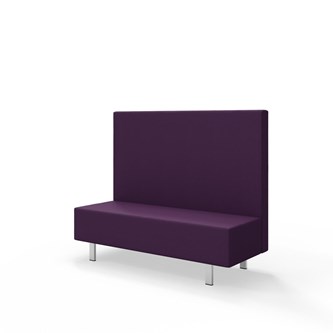 Sittmodul Snake 150 med metallben, mellanhög rygg SH43