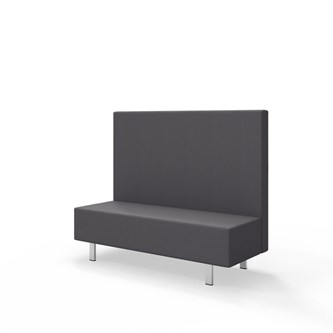 Sittmodul Snake 150 med metallben, mellanhög rygg SH43