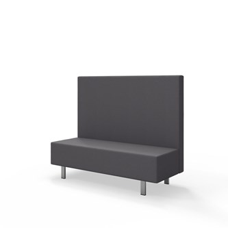 Sittmodul Snake 150 med metallben, mellanhög rygg SH43