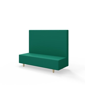 Sittmodul Snake 150 med träben, mellanhög rygg SH37,5