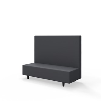 Sittmodul Snake 150 med träben, mellanhög rygg SH37,5