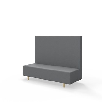 Sittmodul Snake 150 med träben, mellanhög rygg SH37,5