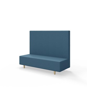 Sittmodul Snake 150 med träben, mellanhög rygg SH37,5