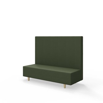 Sittmodul Snake 150 med träben, mellanhög rygg SH37,5