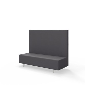 Sittmodul Snake 150 med träben, mellanhög rygg SH37,5