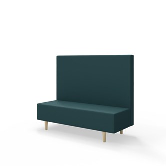 Sittmodul Snake 150 med träben, mellanhög rygg SH43