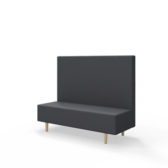 Sittmodul Snake 150 med träben, mellanhög rygg SH43