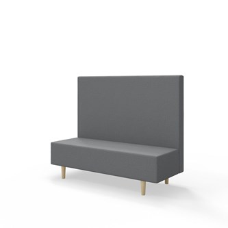 Sittmodul Snake 150 med träben, mellanhög rygg SH43