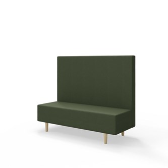 Sittmodul Snake 150 med träben, mellanhög rygg SH43