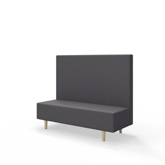 Sittmodul Snake 150 med träben, mellanhög rygg SH43