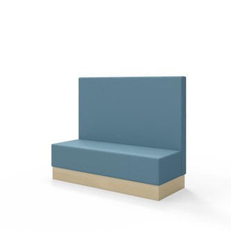 Sittmodul Snake 150 med sockel, mellanhög rygg SH43