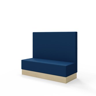 Sittmodul Snake 150 med sockel, mellanhög rygg SH43