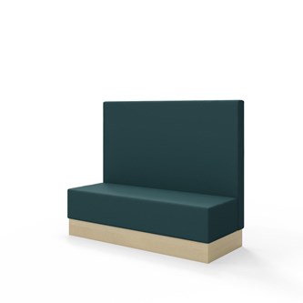 Sittmodul Snake 150 med sockel, mellanhög rygg SH43