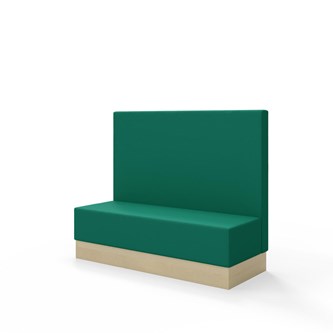 Sittmodul Snake 150 med sockel, mellanhög rygg SH43