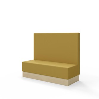 Sittmodul Snake 150 med sockel, mellanhög rygg SH43