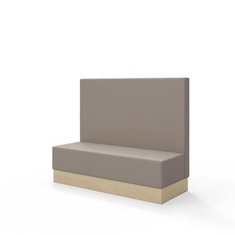 Sittmodul Snake 150 med sockel, mellanhög rygg SH43