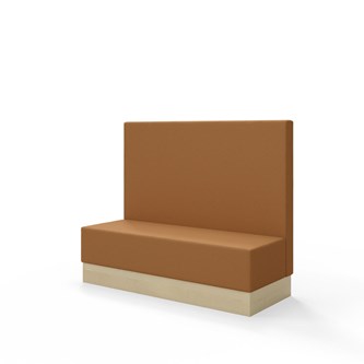 Sittmodul Snake 150 med sockel, mellanhög rygg SH43