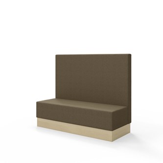 Sittmodul Snake 150 med sockel, mellanhög rygg SH43