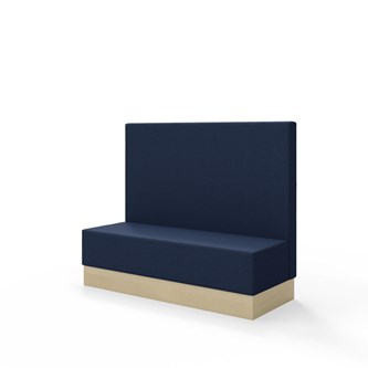 Sittmodul Snake 150 med sockel, mellanhög rygg SH43