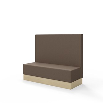 Sittmodul Snake 150 med sockel, mellanhög rygg SH43