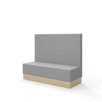 Sittmodul Snake 150 med sockel, mellanhög rygg SH43