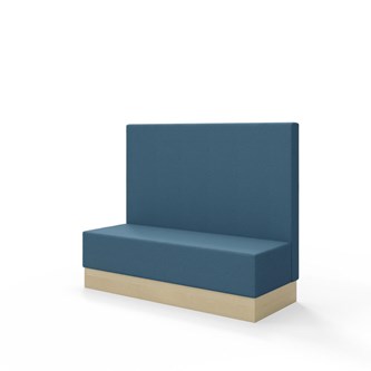 Sittmodul Snake 150 med sockel, mellanhög rygg SH43