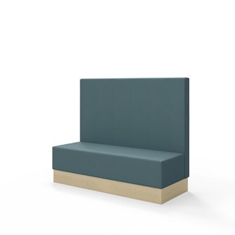 Sittmodul Snake 150 med sockel, mellanhög rygg SH43