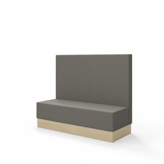 Sittmodul Snake 150 med sockel, mellanhög rygg SH43