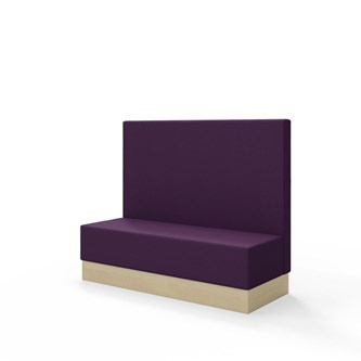 Sittmodul Snake 150 med sockel, mellanhög rygg SH43