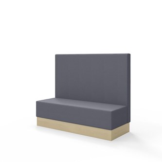 Sittmodul Snake 150 med sockel, mellanhög rygg SH43