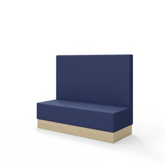 Sittmodul Snake 150 med sockel, mellanhög rygg SH43