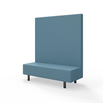 Sittmodul Snake 150 med metallben, hög rygg SH43