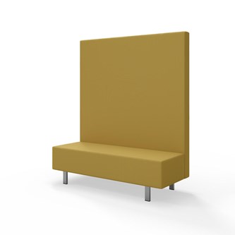 Sittmodul Snake 150 med metallben, hög rygg SH43