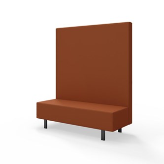 Sittmodul Snake 150 med metallben, hög rygg SH43