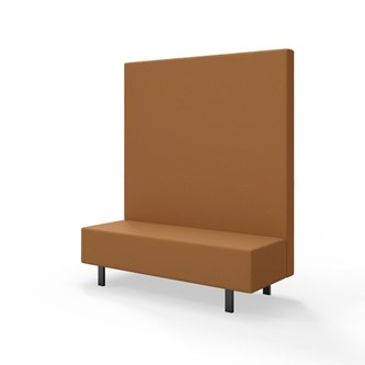 Sittmodul Snake 150 med metallben, hög rygg SH43