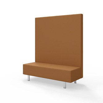 Sittmodul Snake 150 med metallben, hög rygg SH43