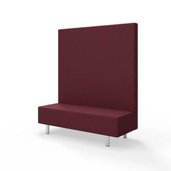 Sittmodul Snake 150 med metallben, hög rygg SH43