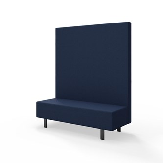 Sittmodul Snake 150 med metallben, hög rygg SH43