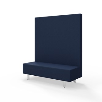 Sittmodul Snake 150 med metallben, hög rygg SH43